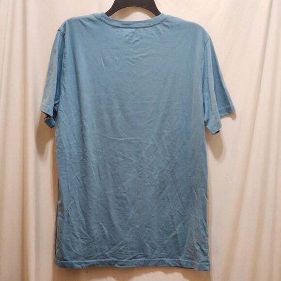 Star Wars Mad Engine Stay Chill Baby Yoda Grogu Meditating Blue T-Shirt XL - Picture 3 of 3